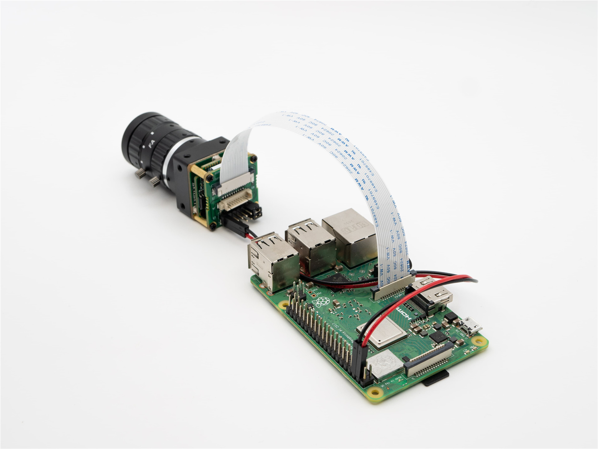 2.4MP Global Shutter Machine V - Raspberry Pi Hq Camera Microscope Lens ulasan dan harga